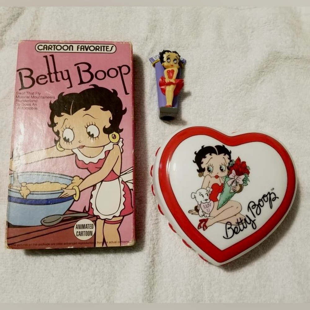 Lot of 3 Vintage Betty Boop Collectibles